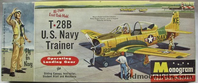 Monogram 1/48 T-28B US Navy Trainer - Four Star Issue, P14-98 plastic model kit